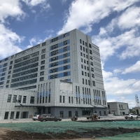 灰色仿石漆 氟碳漆保溫裝飾一體板/四川射洪縣人民醫(yī)院